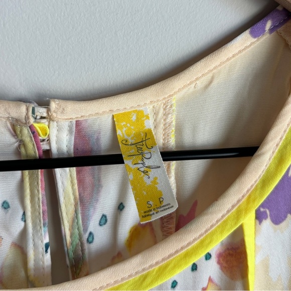 Free People Dream Free Boho Silky Strappy Sleeveless Tunic Top Mini Dress - Picture 7 of 10